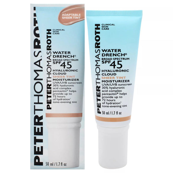 Peter Thomas Roth Water Drench SPF 45 Hyaluronic Cloud Sheer Tint Moisturizer 1.7 oz